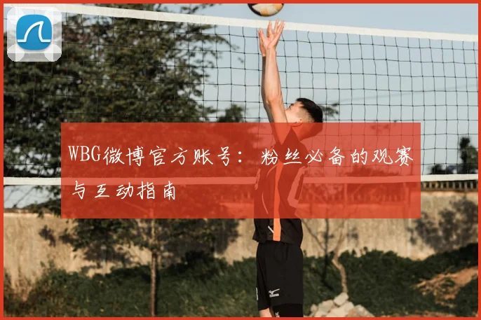 WBG微博官方账号：粉丝必备的观赛与互动指南